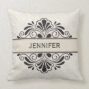 Search for black and beige pillows Damasks
