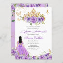 Search for purple butterfly sweet 16 invitations Butterflies
