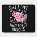Search for axolotl mousepads Girls