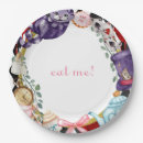 Search for alice in wonderland paper plates Kids birthday
