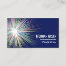 Search for fireworks business cards Colorful