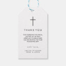 Search for baptism thank you favor tags Simple