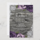 Search for purple and gray wedding invitations Elegant