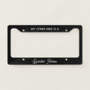 Search for horse license plates Black