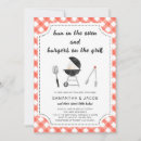 Search for bbq baby shower invitations Bun in the oven