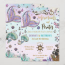 Search for mermaid and pirate invitations Joint party