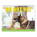 Search for police calendars Dog