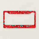 Search for christmas license plate frames Background