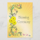 Search for blessing ceremony invitations Floral