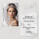 Search for pageant business cards Crown