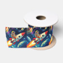 Search for outer space ribbon Birthday
