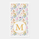 Search for pink and green monogram napkins Colorful