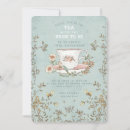 Search for valentine tea party invitations Blue