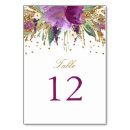 Search for floral table cards Purple