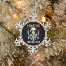Search for skeleton ornaments Santa