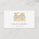 Search for piano business cards Musician