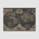 Search for map tissue paper Old world map