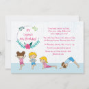 Search for yoga party invitations Sport