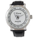 Search for i love you watches Typography