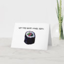 Search for sushi cards Pun