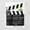 Search for movie clapper cards stamps Black and white