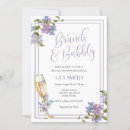 Search for lilac bridal shower invitations Brunch and bubbly