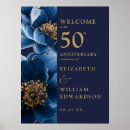Search for 50th anniversary welcome signs Floral