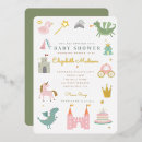 Search for fairytale baby shower invitations Unicorn