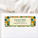 Search for groovy return address labels Funky