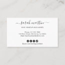 Search for icon business cards For her