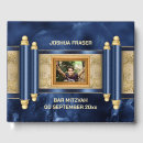 Search for bar mitzvah guest books Navy blue