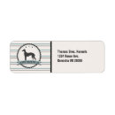 Search for greyhound return address labels Animal