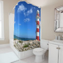 Search for lighthouse shower curtains White