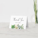 Search for green leaf thank you cards Simple
