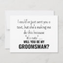 Search for usher cards Best man