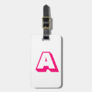 Search for alphabet luggage tags Initial