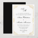 Search for elegant gold wedding invitations Script