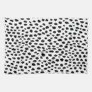 Search for black and white kitchen towels Dalmatian