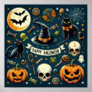 Search for halloween posters Black cat