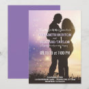 Search for sunset colors invitations Purple