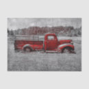 Search for red truck tissue paper Rustic
