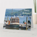 Search for nautical birthday cards Boat