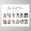 Search for photo collage posters baby kids 1st