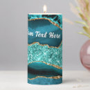 Search for teal candles Glitter