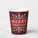 Search for merry christmas paper cups white