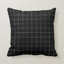 Search for grid pattern pillows black