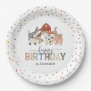 Search for farm birthday plates Petting zoo