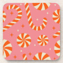 Search for candy cane regular cork coasters retro
