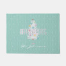 Search for teal christmas doormats Retro