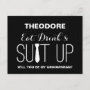 Search for grooms party invitations Modern